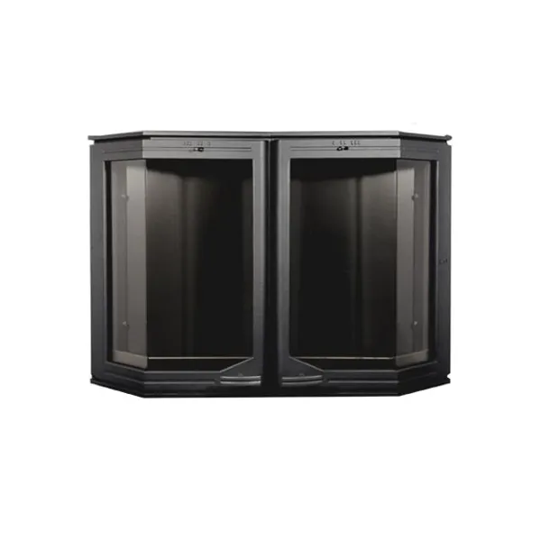 520 HTT Каминная дверца Эркер (чёрная)