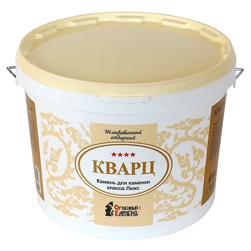 Белый кварц шлифованный 10 кг