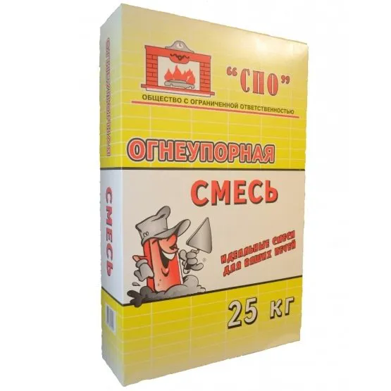 Боровичи СПО Смесь огнеупорная 25кг