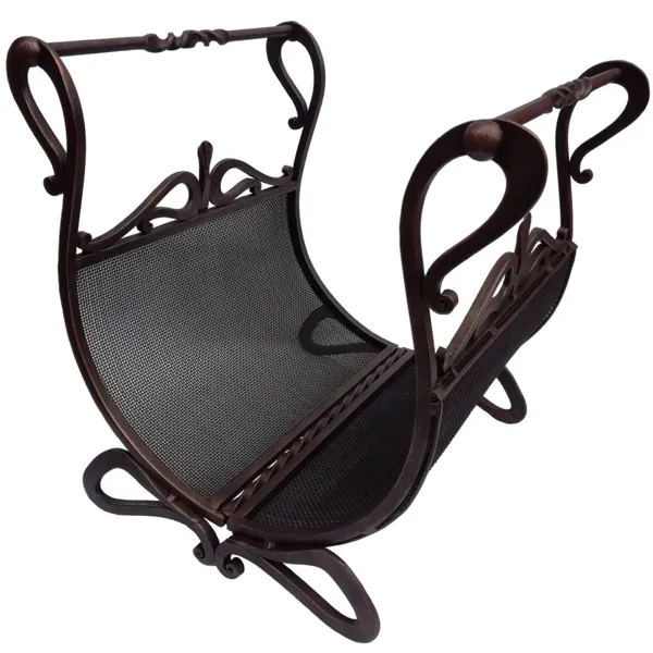 Дровница для камина кованная Д42