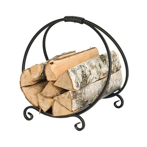 Дровница кованная для камина D150