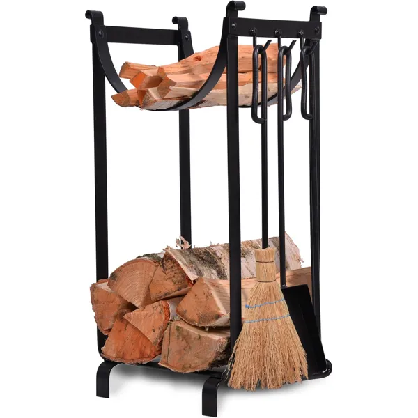 Дровница с каминным набором Ковкоград ДКН-002