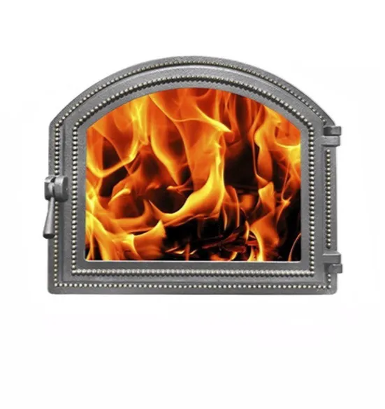 Дверь Везувий 217 Бронза со стеклом