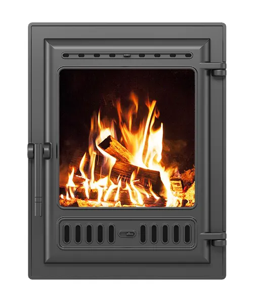 Дверка ЭВЕРЕСТ каминная 320 Стекло (Антрацит)