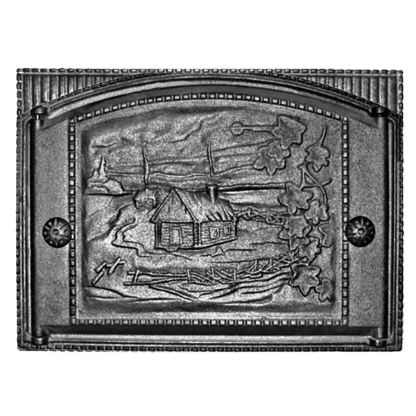 Дверка каминная ДК-2Б крашеная