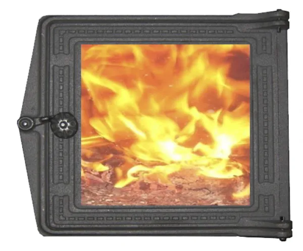 Дверка топочная ДТ-3С со стеклом