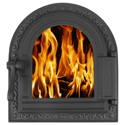 Дверка топочная ДТГ-10С «Очаг» со стеклом