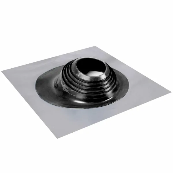 Кровельный проход ASTON № 2 (200-280мм  600*600мм) угл.  силикон  площадка не краш  Черный/Коричневый