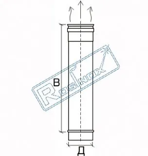 Rosinox Труба 1T 500мм