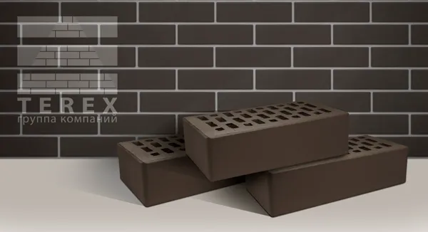 Кирпич пустотелый облицовочный Terex Какао 250*120*65 мм