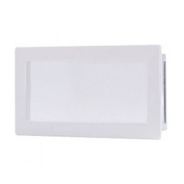 Вентиляционная каминная решетка белая 170х300 Kratki