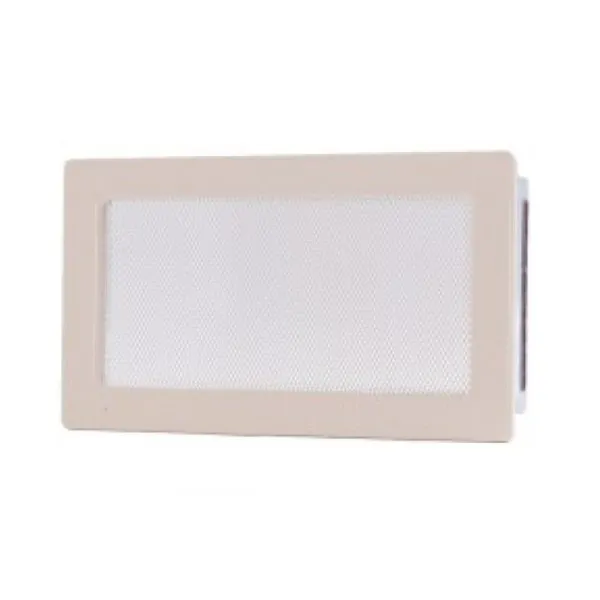 Вентиляционная каминная решетка кремовая 170х300 Kratki