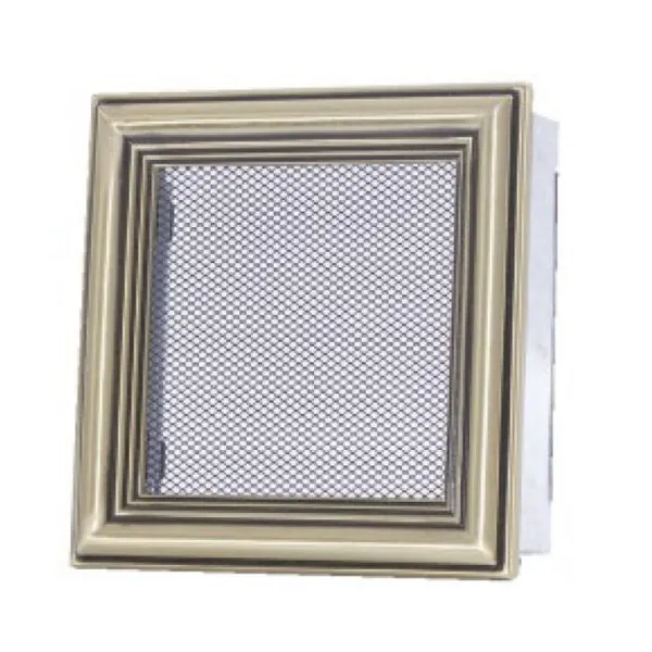 Вентиляционная каминная решетка ретро 170х170 Kratki