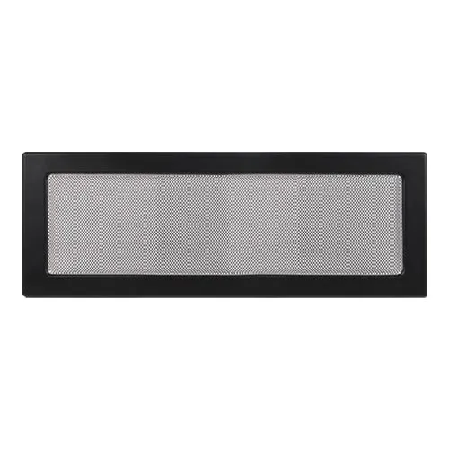 Вентиляционная решетка 170х480 мм. черный