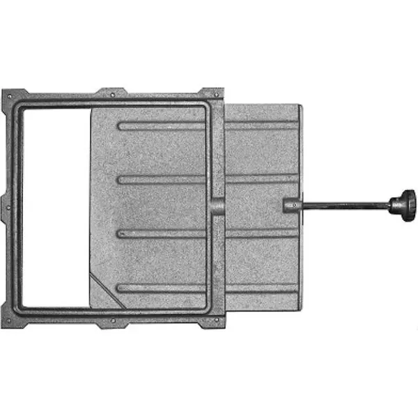 Задвижка дымохода ЗВ-5А Ручка: сталь